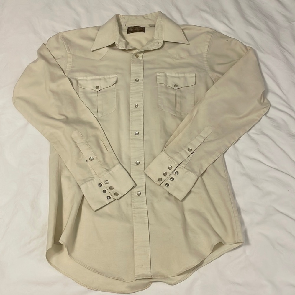 Vintage 80’s JC Penny Authentic Western Wear Pearl Snap Shirt